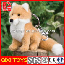 Nuevo juguete 2014 fox toy mini felpa fox keychain